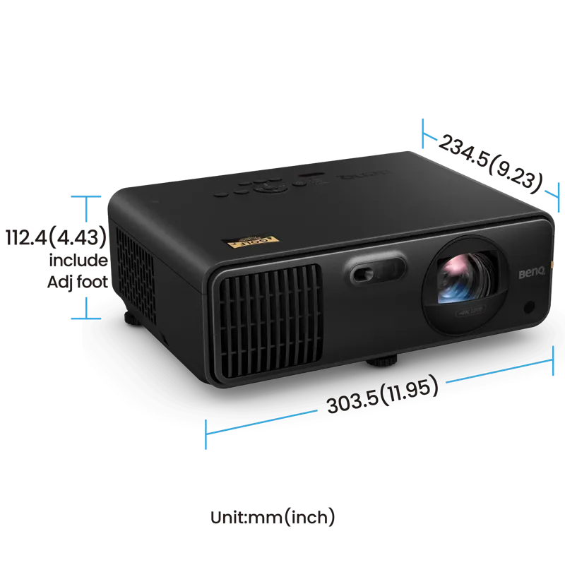 BenQ AK700ST 4000 Lumen 4K Short Throw Laser Golf Simulator Projector